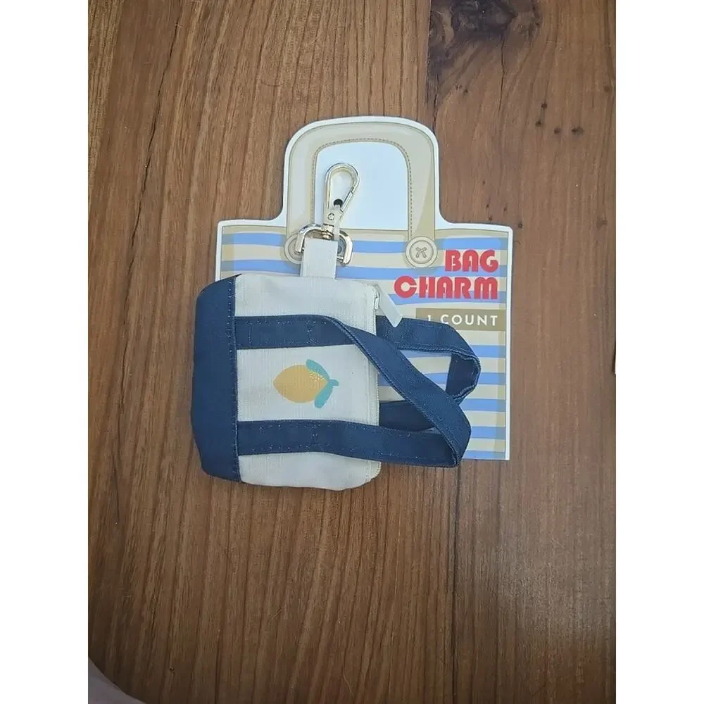 Target Bullseye Playground Spring Black Canvas Bag Clip Brand New S32